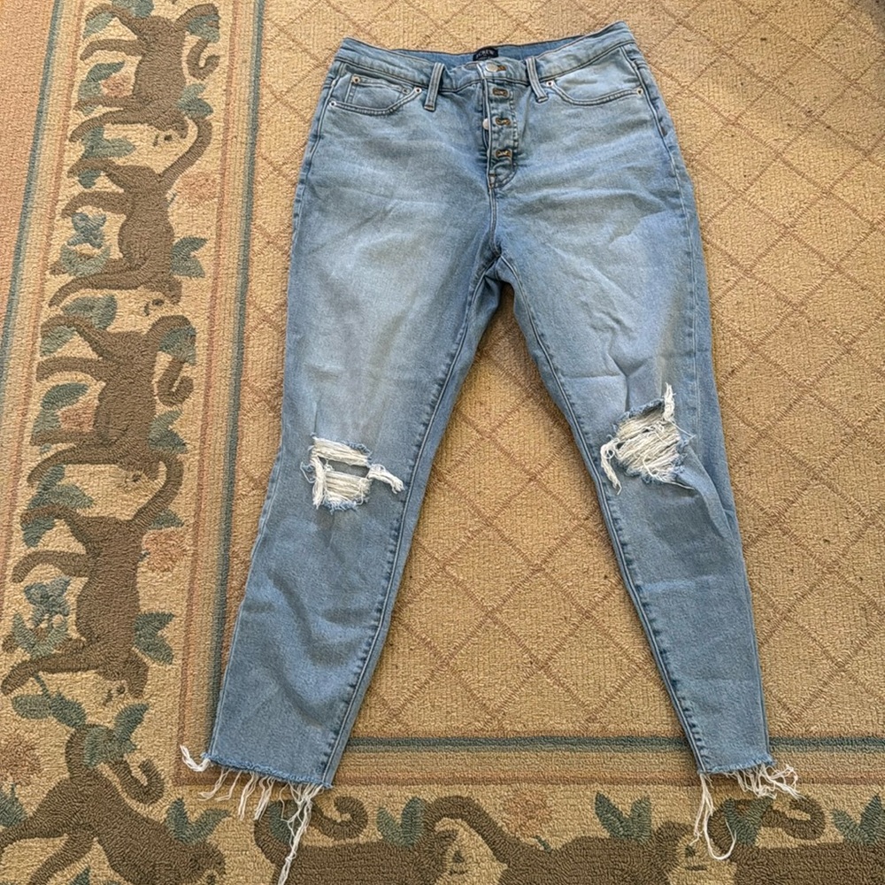 J.Crew Factory 10” High-Rise Skinny